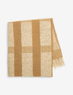 Luella Throw By Morrow Soft Goods -Household Supplies Shop 01 Luella Blanket Golden 202214900S 457cf38f 0f71 4e65 92f7 2b94b3d3b8dd