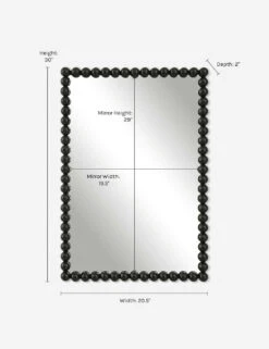 Whipple Rectangle Mirror -Household Supplies Shop 09789 2 DIMS 3c01430f 00e6 4148 9acb f45b1d6e7ec7