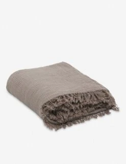 Alaia Cotton Bed Cover By House No. 23 -Household Supplies Shop AlaiaBedCover Mushroom 1162