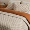 Basketweave Blanket By Sarah Sherman Samuel -Household Supplies Shop BasketweaveBlanket Umber Ivory A0656737 5 Product