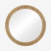 Bourdon Double-Framed Round Mirror 2 Bourdon Double-Framed Round Mirror -Household Supplies Shop BourdanRound Natural 4989
