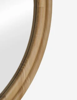 Bourdon Double-Framed Round Mirror -Household Supplies Shop BourdanRound Natural 4993