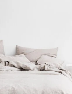European Flax Linen Duvet Set By Cultiver -Household Supplies Shop CULTIVER Bed Smoke Grey