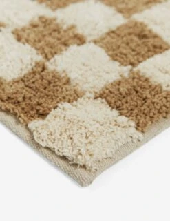 Checkerboard Bath Mat By Sarah Sherman Samuel -Household Supplies Shop CheckerboardBathMatbySarahShermanSamuel Cafe 21 x34 A06557445157