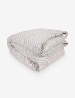 Connor Linen Cotton Duvet By Pom Pom At Home -Household Supplies Shop ConnorDuvet IvoryandDenim Product