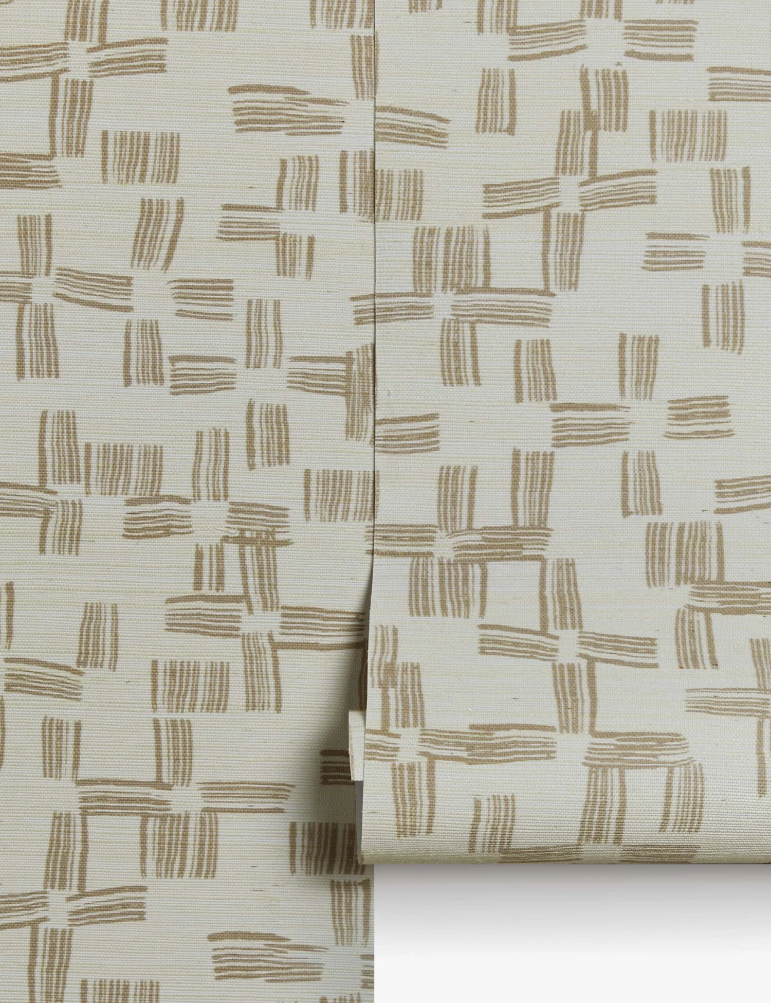 Crossmarks Grasscloth Wallpaper By Élan Byrd 3 Crossmarks Grasscloth Wallpaper By Élan Byrd