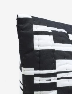 Gemma Sham, (Set Of 2) -Household Supplies Shop GemmaSham Standard BlackandNatural 2807