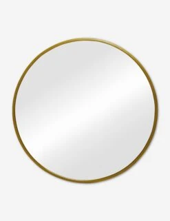 Idris Round Mirror -Household Supplies Shop IdrisMirror Gold Round A06566775106 Product
