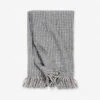 Jasper Cotton Oversized Throw By Pom Pom At Home -Household Supplies Shop JasperThrowBlueGrey