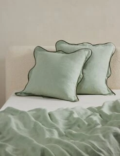 Essie Hemp Sham By Sarah Sherman Samuel -Household Supplies Shop OteliaHempSham Lichen Euro A0656706 551 Product