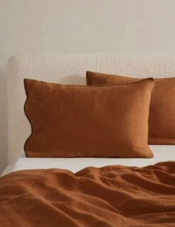 Essie Hemp Sham By Sarah Sherman Samuel -Household Supplies Shop OteliaHempSham Umber Standard A0656700 197 Product