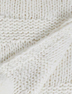 Oulu Throw By Pom Pom At Home -Household Supplies Shop OuluWinterWhiteThrow swatch