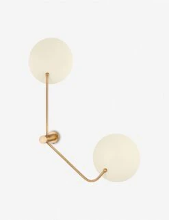 Sereno 2-Light Plug-In Sconce -Household Supplies Shop PTL8141 PBR SSD 001