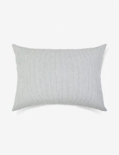 Connor Linen Cotton Sham By Pom Pom At Home -Household Supplies Shop PomPomatHomeConnorBigPillow IvoryandDenim f530a9b8 db67 4098 b23b 8d8cac5eebde