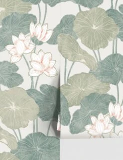 Lily Pad Peel + Stick Wallpaper -Household Supplies Shop RMK11438WP RollShot