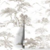 Oriental Toile Peel + Stick Wallpaper -Household Supplies Shop RMK11755RL RollShot