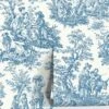 Country Life Toile Peel + Stick Wallpaper By Waverly -Household Supplies Shop RMK11868WP RollShot