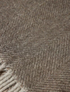 Recycled Wool Throw By Tartan Blanket Co 29 Recycled Wool Throw By Tartan Blanket Co -Household Supplies Shop RecycledWoolThrow NaturalHerringbonebyTartanBlanketCo 16125 Swatch SITECROP