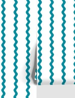 Ric-Rac Stripe Peel + Stick Wallpaper By Sarah Jessica Parker
