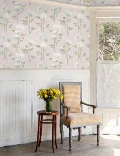 The Queens Lace Wallpaper By Sarah Jessica Parker -Household Supplies Shop SJPxWS The Queen s Lace Oyster RS