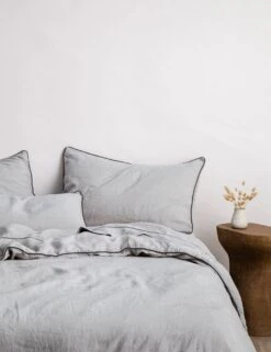 European Flax Piped Linen Sheet Set By Cultiver 16 European Flax Piped Linen Sheet Set By Cultiver -Household Supplies Shop Smoke Grey Pulled Back SITECROP 48bbac25 2495 42ed a5a5 30ce429850ec