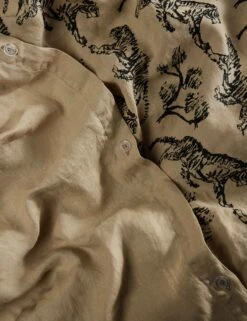 Tiger Hemp Duvet Cover By Sarah Sherman Samuel -Household Supplies Shop TigerHempReversible Queen Full A0656719 1 Product
