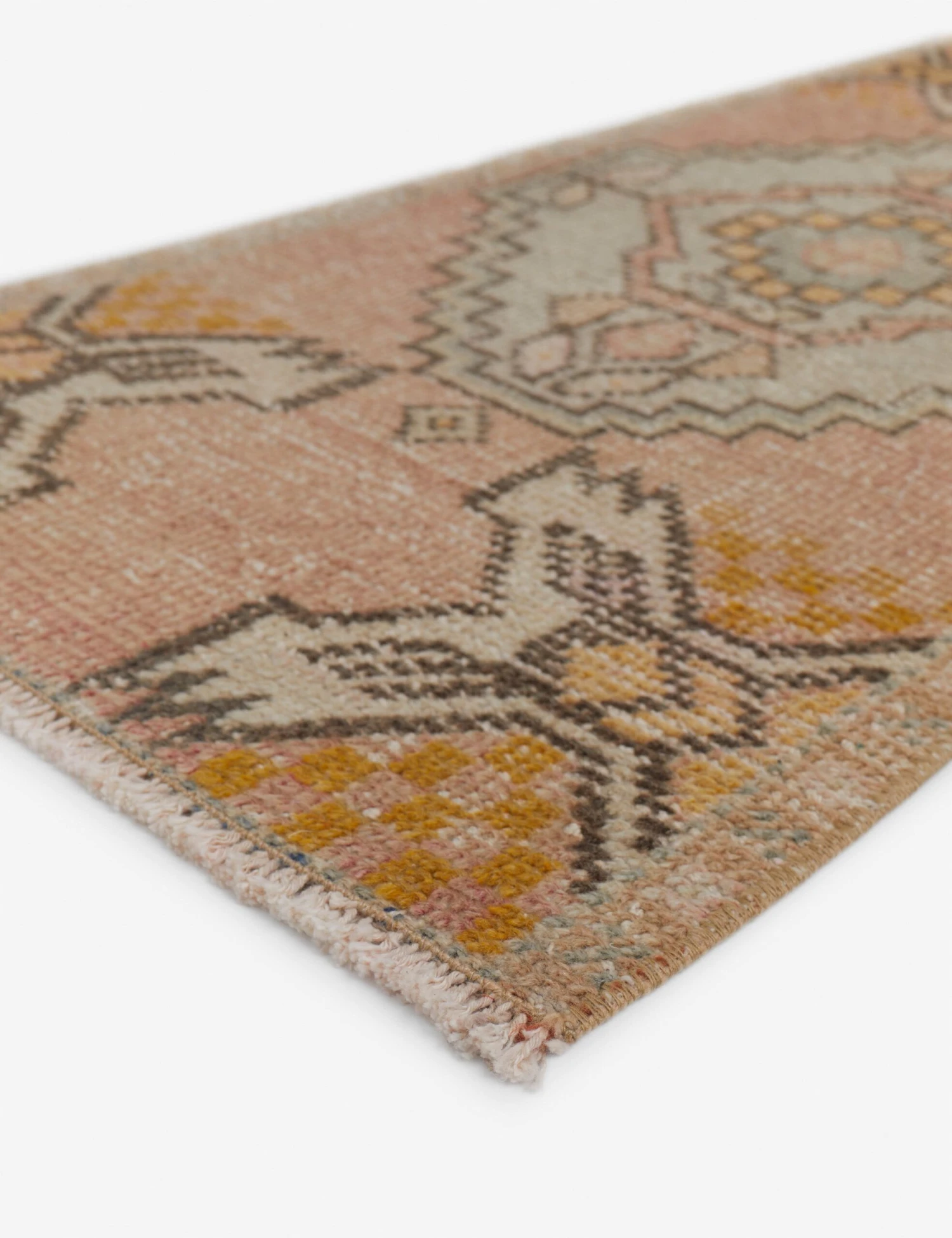 Vintage Turkish Mini Rug No. 103, 1'4" X 3'14" - Image 2