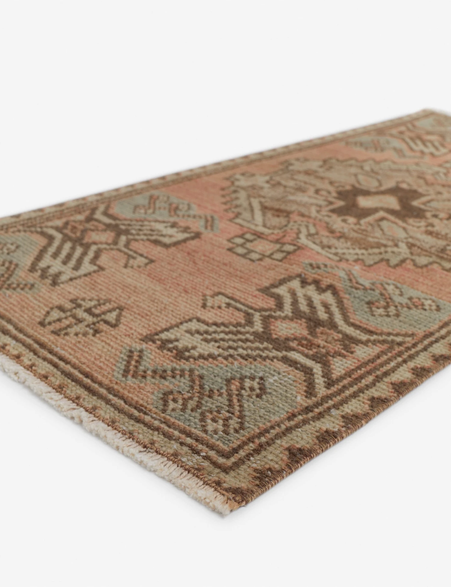 Vintage Turkish Mini Rug No. 104, 1'5" X 3'1" - Image 2