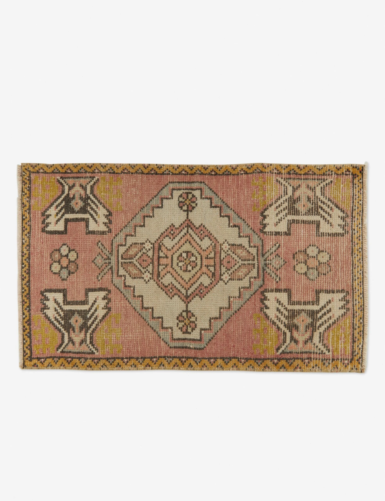 Vintage Turkish Mini Rug No. 106, 1'6" X 3' 3 Vintage Turkish Mini Rug No. 106, 1'6" X 3'