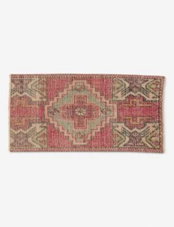 Vintage Turkish Mini Rug No. 118, 1'4" X 2'7"