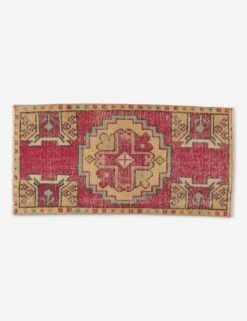 Vintage Turkish Mini Rug No. 119, 1'4" X 2'9"