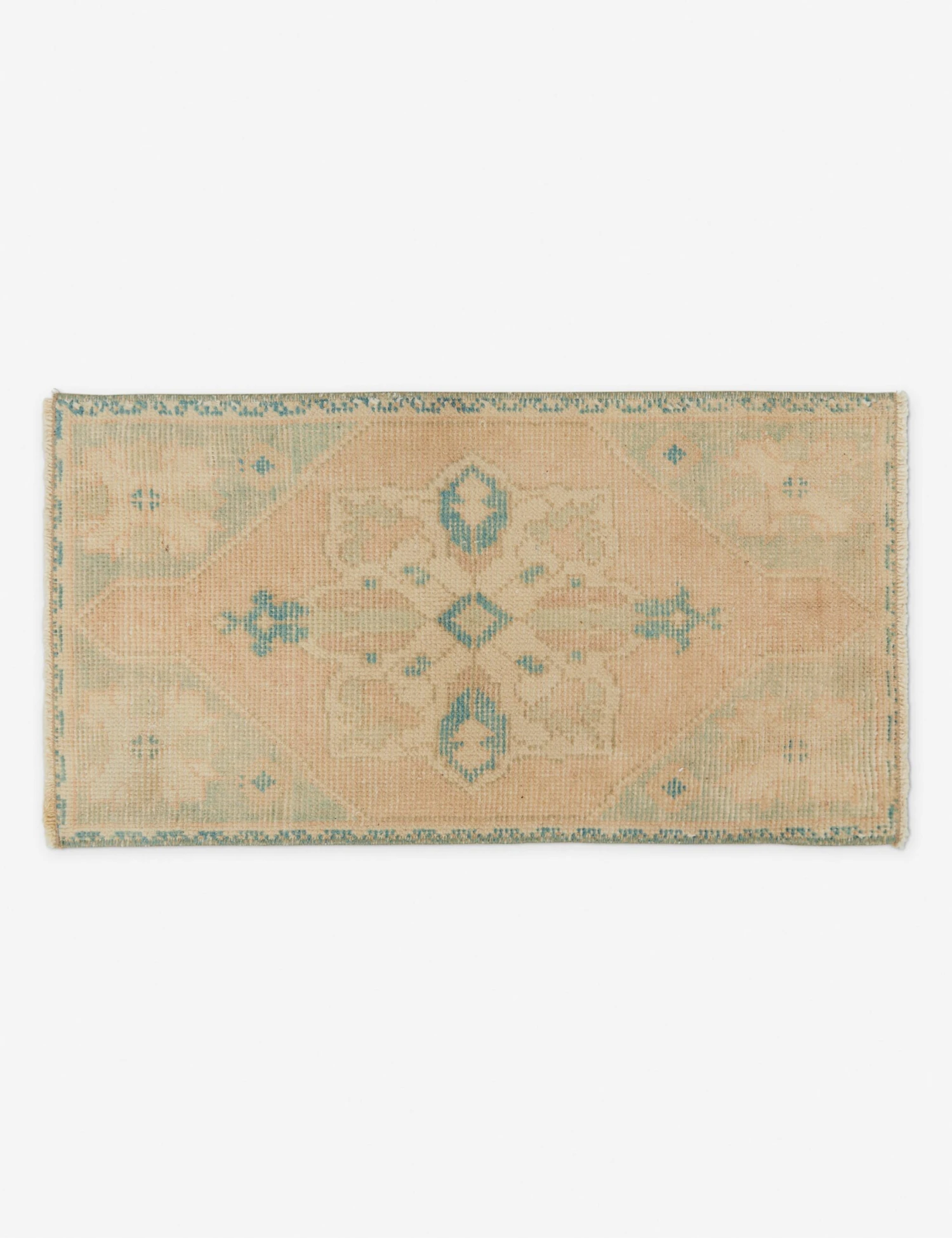 Vintage Turkish Mini Rug No. 142, 1'4" X 2'7"