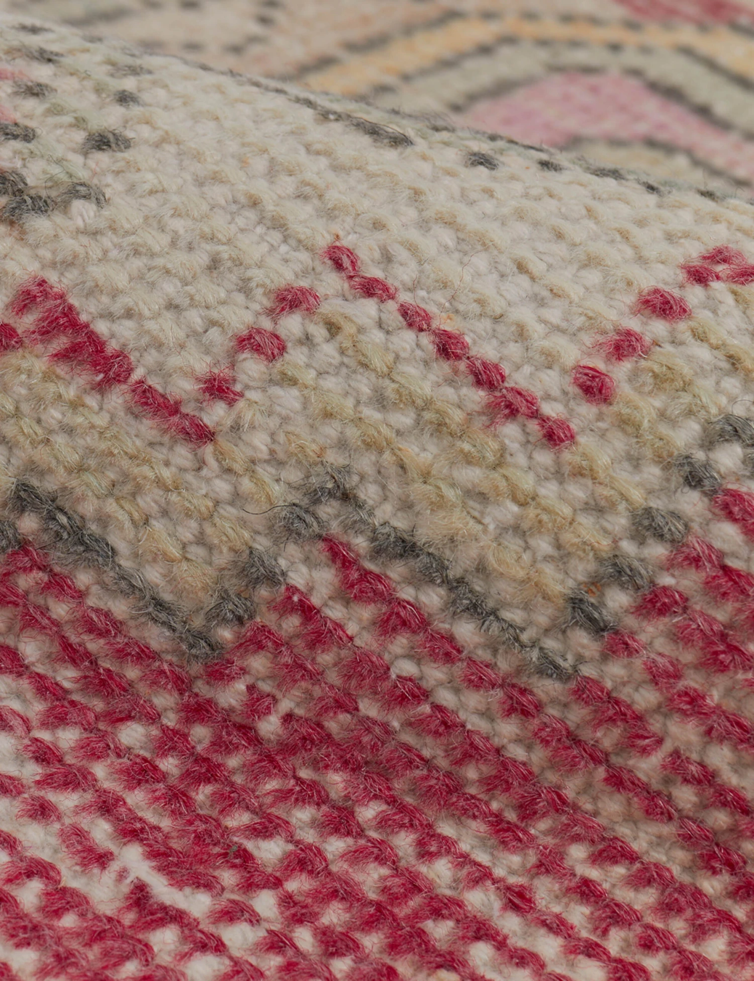 Vintage Turkish Mini Rug No. 152, 1'5" X 2'8" - Image 3