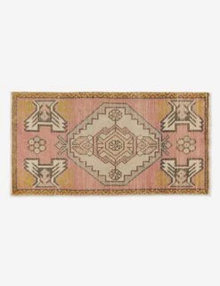 Vintage Turkish Mini Rug No. 97, 1'6" X 3'2"