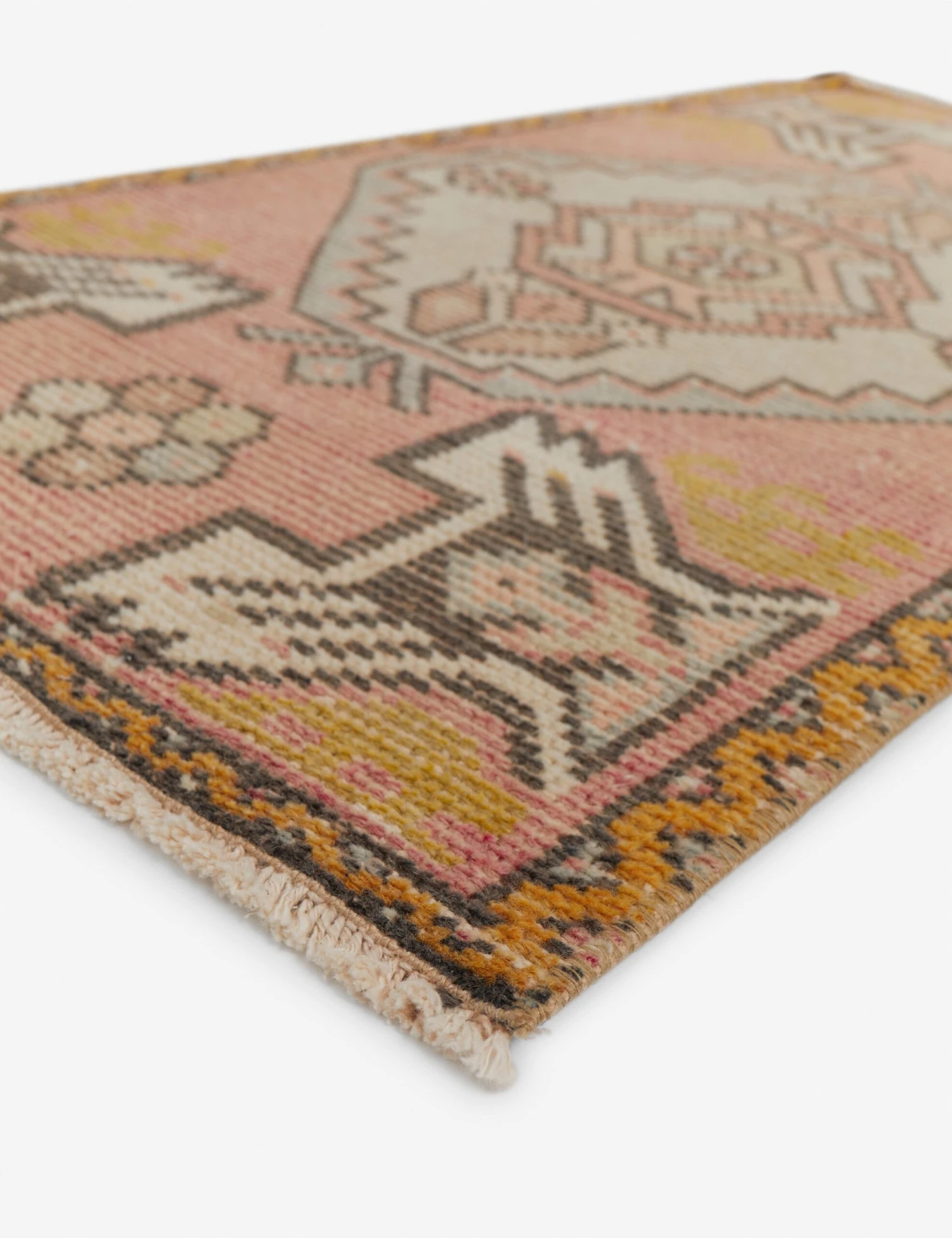 Vintage Turkish Mini Rug No. 97, 1'6" X 3'2" 4 Vintage Turkish Mini Rug No. 97, 1'6" X 3'2" - Image 2