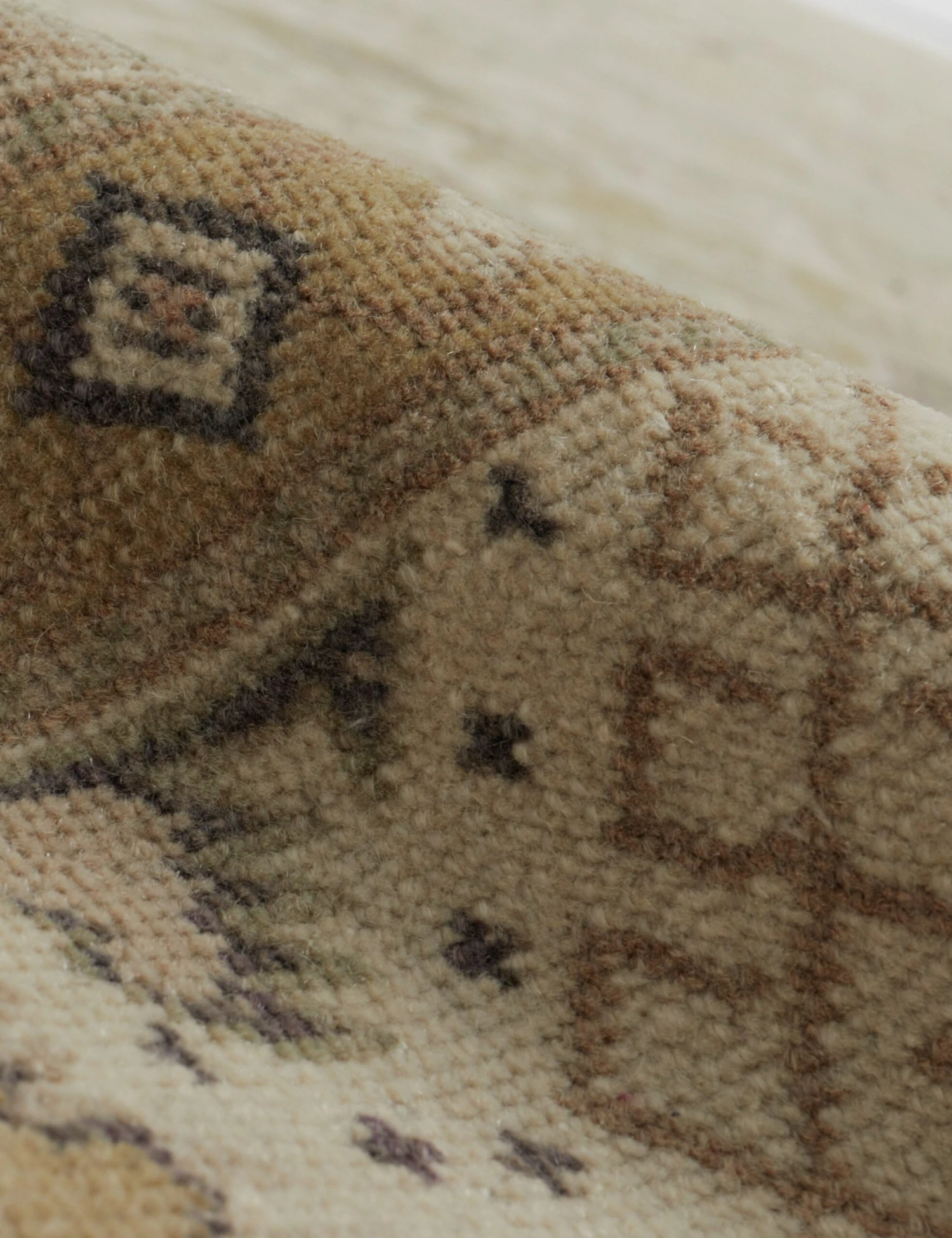 Vintage Turkish Hand-Knotted Wool Rug No. 212, 7'5" X 13'3" - Image 3