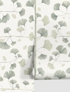 Scalamandre Ginkgo Wallpaper -Household Supplies Shop WSB 00180803 GinkgoLightGreen