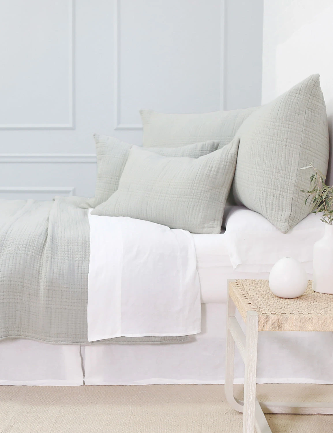 Arrowhead Textured Cotton Sham By Pom Pom At Home 4 Arrowhead Textured Cotton Sham By Pom Pom At Home - Image 2