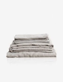 European Flax Linen Sheet Set By Cultiver 38 European Flax Linen Sheet Set By Cultiver -Household Supplies Shop cultiver linen bedding smoke grey sheet set 1 1
