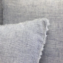 Logan Linen Pillow By Pom Pom At Home -Household Supplies Shop logan blue detail 4 292ecb66 992b 4f8e afb8 d11bb0bf9aa4
