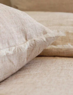 Logan Linen Pillow By Pom Pom At Home -Household Supplies Shop logan terra cotta close up 2 900x 2 8f5e7624 5279 4c5a 9ee0 60d47382acc3