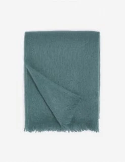 Aimee Mohair Throw -Household Supplies Shop mohair throw shale blue a06517015 2