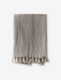 Montauk Linen Blanket By Pom Pom At Home -Household Supplies Shop montauknaturalthrow