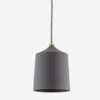 Neda Pendant Light -Household Supplies Shop neda pendant matte black and aged brass