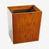 Nemma Wastebasket -Household Supplies Shop nemma wastebasket teak 1 1