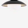 Quinn Semi-Flush Light -Household Supplies Shop quinn semi flush light black med